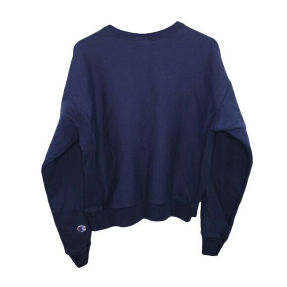 Champion Reverse Weave Script Fleece Sweatshirt Embroidered‎ Womens Large - Picture 2 of 6